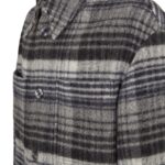 FENDI BLOUSON GRAY FLANNEL GO TO JACKET