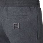 FENDI DARK GRAY COTTON PANTS