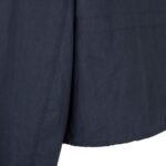FENDI BLUE WAXED COTTON BLOUSON
