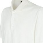 FENDI WHITE FF PIQUÉ POLO SHIRT