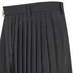 FENDI BERMUDAS BLACK WOOL SHORTS