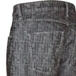 FENDI LONG JEANS GRAY FF JEANS