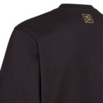FENDI BLACK COTTON T-SHIRT
