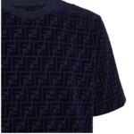 FENDI T-SHIRT IN PIQUÉ