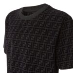 FENDI T-SHIRT IN PIQUÉ