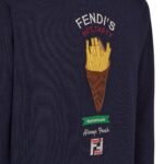 FENDI SWEATER WOOL FENDILICIOUS PULLOVER
