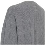 FENDI GRAY CASHMERE CARDIGAN