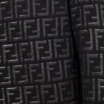 FENDI SWEATER WOOL AND FF NYLON PULLOVER