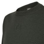 FENDI SWEATER BLACK WOOL PULLOVER