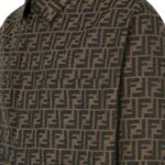 FENDI BLOUSON GO-TO JACKET IN FF CANVAS