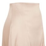FENDI CHAMPAGNE-COLORED SILK SKIRT