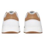 SAINT LAURENT SL/61 SNEAKERS IN SMOOTH LEATHER AND SUEDE