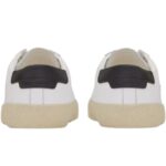 SAINT LAURENT COURT CLASSIC SL/06 EMBROIDERED SNEAKERS IN LEATHER