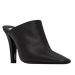 SAINT LAURENT JILL MULES IN SMOOTH LEATHER