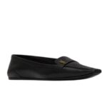 SAINT LAURENT POPPY BALLERINAS IN SMOOTH LEATHER