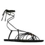 SAINT LAURENT BABYLONE SANDALS IN SMOOTH LEATHER