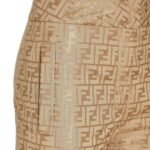 FENDI SKI PANTS BEIGE FF NYLON