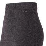 FENDI SKIRT BLACK JERSEY WITH METALLIC YARN