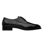 SAINT LAURENT ADRIEN DERBIES IN GLAZED LEATHER
