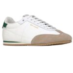 SAINT LAURENT ASTON SNEAKERS IN LEATHER AND NYLON