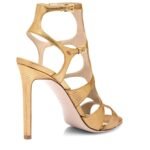 TOM FORD LAMINATED PRINTED LIZARD PARADIS SANDAL