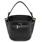 TOM FORD GRAIN LEATHER AUDREY MINI BUCKET BAG
