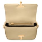 TOM FORD SMOOTH LEATHER WALLIS SMALL SHOULDER BAG CAPPUCCINO
