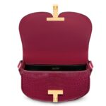 TOM FORD SHINY STAMPED CROCODILE LEATHER WALLIS MINI BAG
