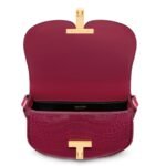 TOM FORD SHINY STAMPED CROCODILE LEATHER WALLIS MINI BAG