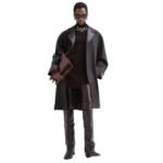 FENDI DARK PURPLE WOOL DRESS