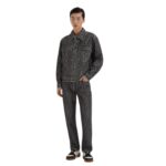 FENDI LONG JEANS GRAY FF JEANS