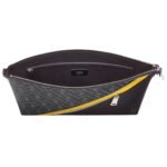FENDI MESSENGER GRAY FABRIC BAG