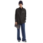 FENDI BLUE WOOL PANTS