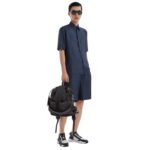 FENDI BLOUSON BLUE FF JACQUARD GO TO JACKET