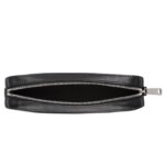 FENDI DIAGONAL CAMERA CASE BLACK LEATHER BAG