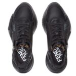 FENDI FLOW SNEAKERS LEATHER LOW-TOPS