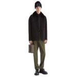 FENDI BLOUSON BLACK CASHMERE GO-TO JACKET
