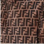 FENDI BLOUSON MULTICOLOR SHEARLING JACKET