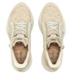 FENDI FLOW KENGO KUMA NATURAL WASHI PAPER RUNNING SNEAKERS