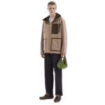 FENDI BLOUSON BEIGE FABRIC PARKA