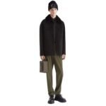 FENDI GREEN WOOL PANTS