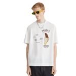 FENDI WHITE COTTON FENDILICIOUS T-SHIRT