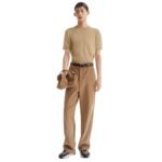 FENDI SWEATER GOLD COLORED METALLIC YARN PULLOVER