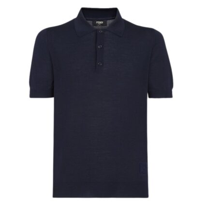 FENDI WOOL POLO SHIRT