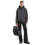 FENDI DARK GRAY COTTON SWEATSHIRT