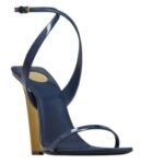 SAINT LAURENT SALOMÉ WEDGES IN PATENT LEATHER