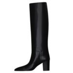 SAINT LAURENT JULIA BOOTS IN SMOOTH LEATHER
