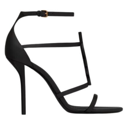 SAINT LAURENT CASSANDRA SANDALS IN SMOOTH LEATHER