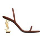 SAINT LAURENT OPYUM SLINGBACK SANDALS IN VEGETABLE-TANNED LEATHER