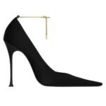 SAINT LAURENT RÉGINE PUMPS IN SATIN CREPE